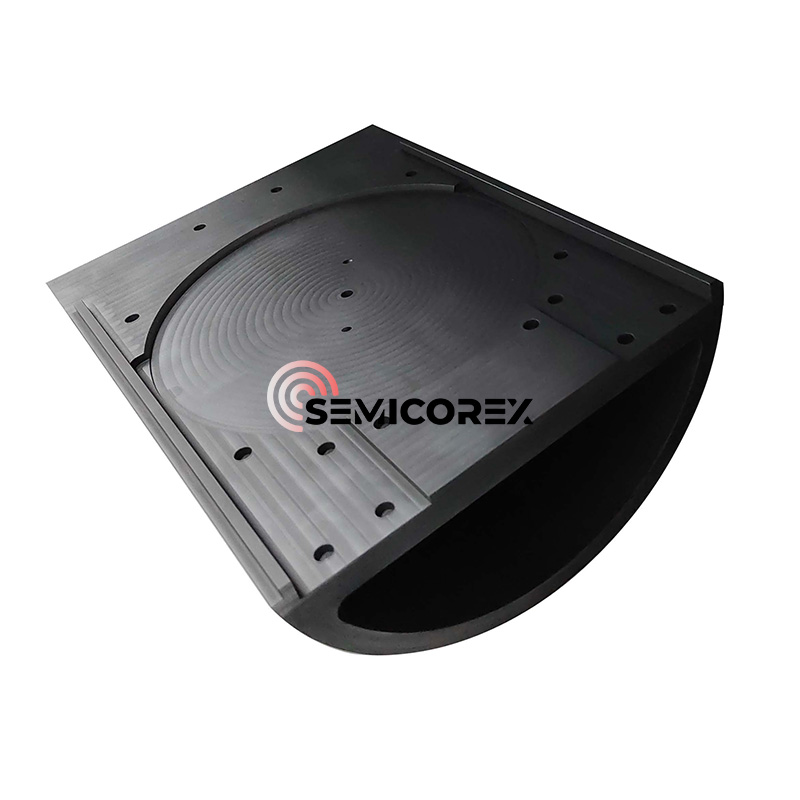 SiC-kattega poolkuu osad